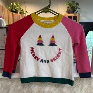 Tucker + Tate Yellow and White Christmas Sweater NWOT